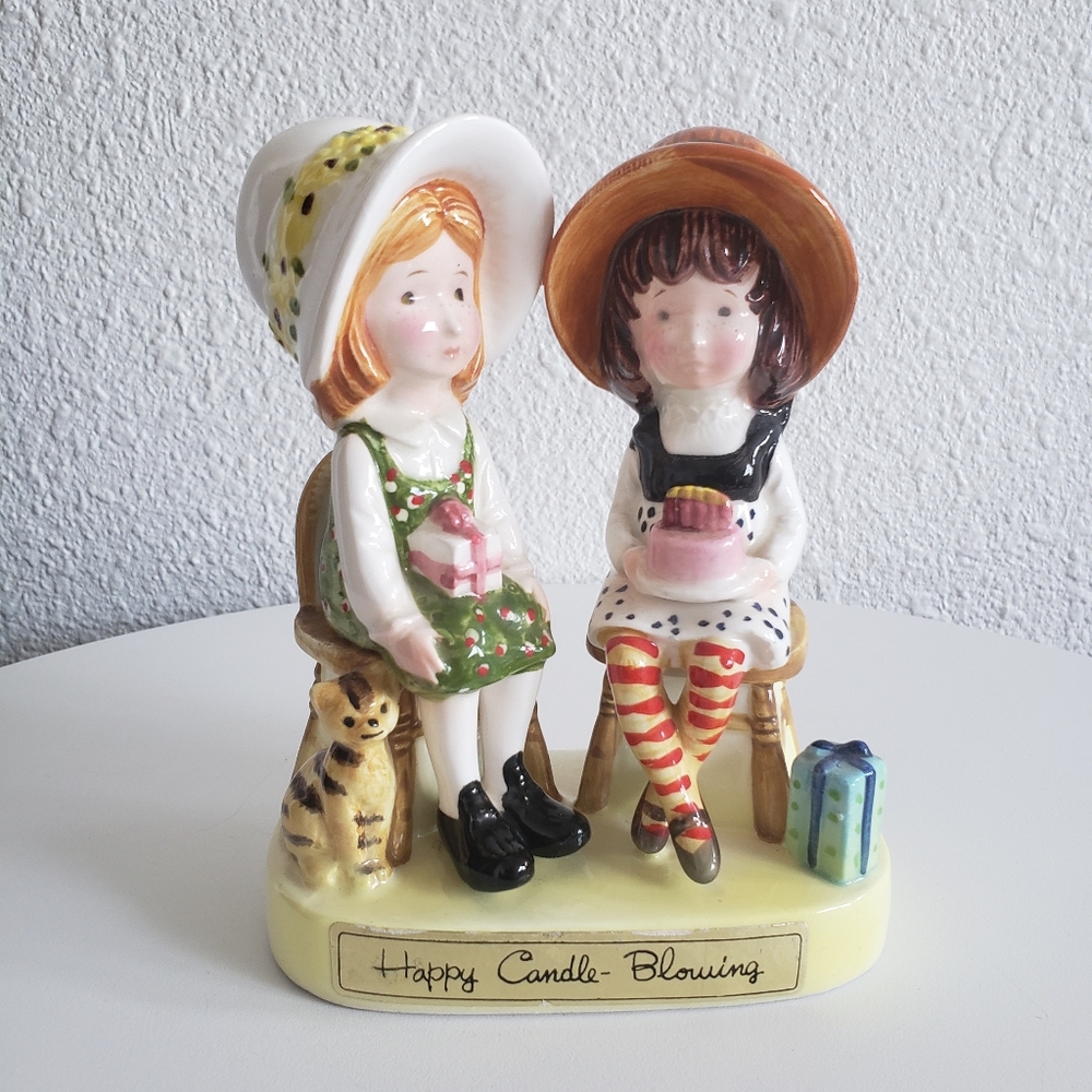 #Vtg 1970s American Greetings corp Cleveland Happy Candle Blowing Figurine